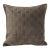 Brown Check-Pattern Square Decorative Pillow From Portugal 18 X 18 For Sale