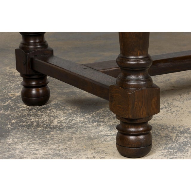 Antique French Louis XIII Style Oak Refectory Dining Table For Sale - Image 14 of 17