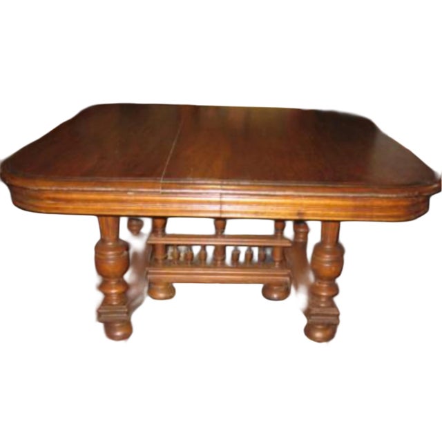 Wood Henry II Renaissance Antique French Coffee Table Dark Oak For Sale - Image 7 of 7
