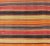 Kilim Runner With Multicolor Horizontal Stripes in Red, Orange and Black 3'10 X 11'3 For Sale In Atlanta - Image 6 of 8