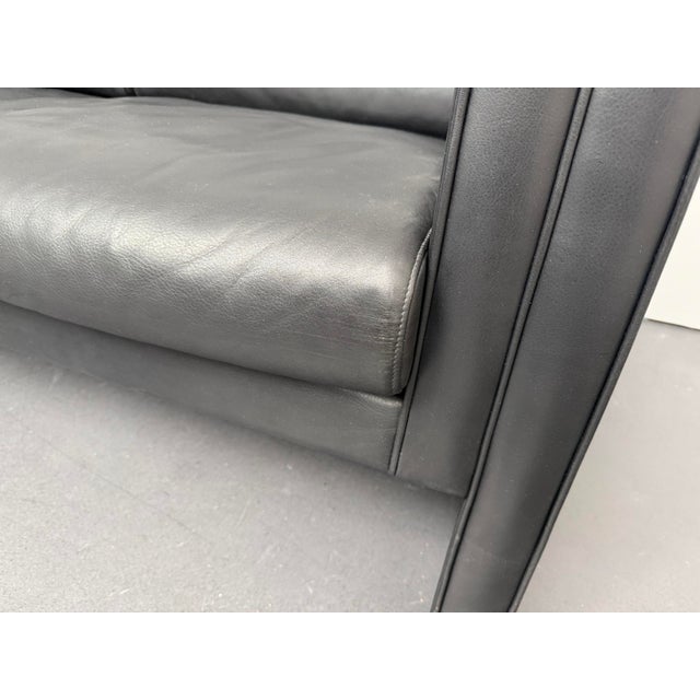 Two-Seater Leather Sofa by Jürgen Lange for Walter Knoll, Germany, 1970s For Sale - Image 6 of 13