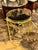 Transitional Pair of Jansen Design Steel and Brass Side Tables For Sale - Image 3 of 8