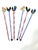 1990s Hand-Blown Glass Rooster Swizzle Sticks – Set of 6 For Sale In Louisville - Image 6 of 8