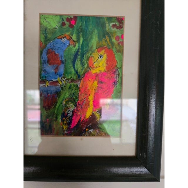 1990s Three Small Paintings Oil and Gouache by Jan Butterfield For Sale - Image 4 of 18