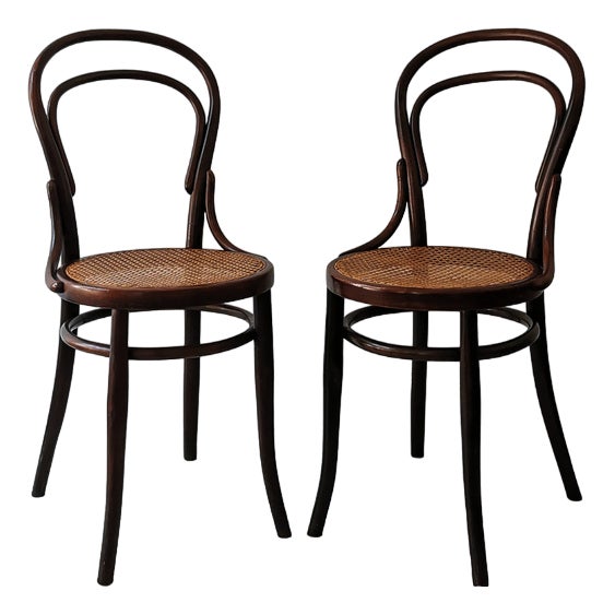 Set of Coffee House Chairs from Ungvar, Hungary, 1890s For Sale