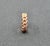 Metal 1.24 Ct Rose Gold Chain Link Diamond Band Size 6.5 For Sale - Image 7 of 8