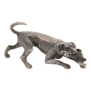 Miniature Silver Dog For Sale