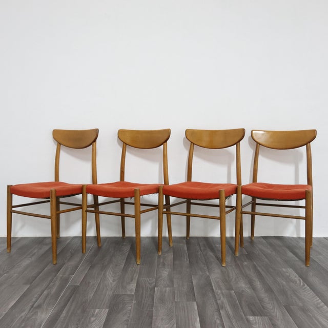 Scandinavian Dining Chairs, 1960s, Set of 4 For Sale - Image 9 of 9