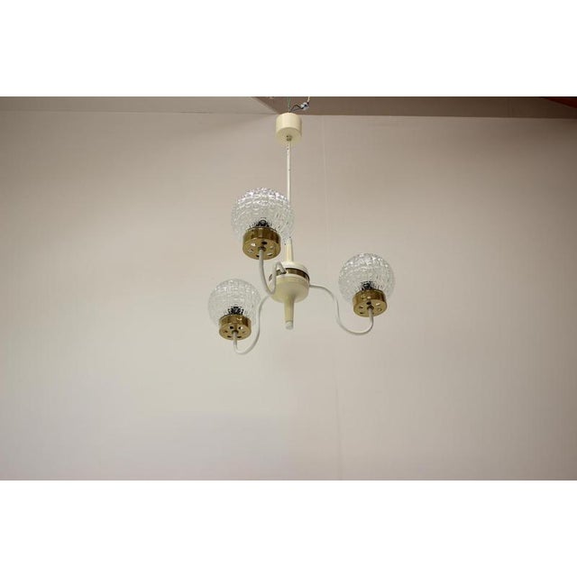 Mid-Century Chandelier by Instala Jilove U Decina, 1960s For Sale - Image 8 of 12
