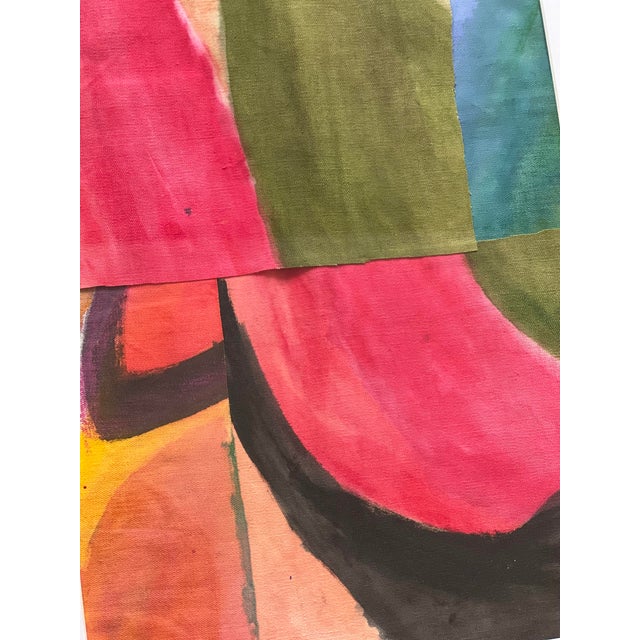Olga Meyzinger, Fabric Collage, 2026, Fabric, Framed For Sale - Image 4 of 5
