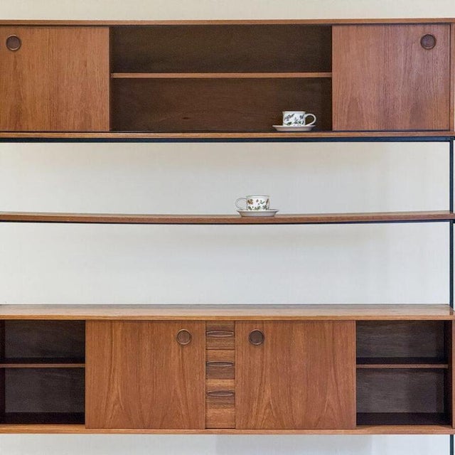 A beautifully crafted modular shelving unit designed by robert heritage for avalon and handcrafted in the uk . The...