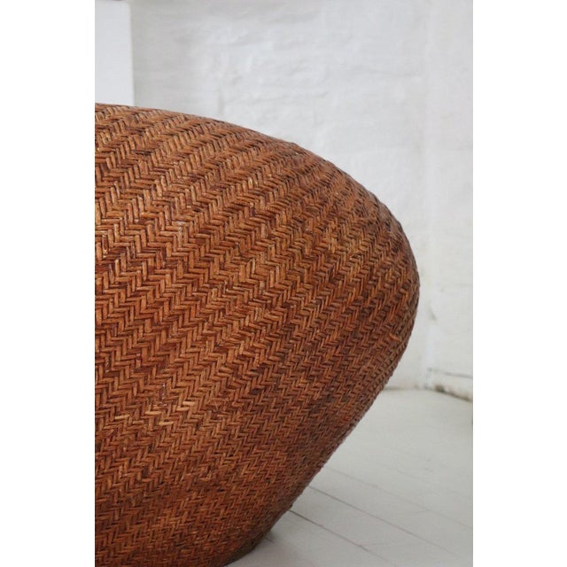 Wood Vintage Woven Wicker Sofa, 1970s For Sale - Image 7 of 13