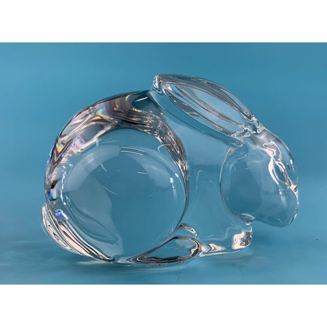 Vintage Val St. Lambert Crystal Rabbit For Sale In Los Angeles - Image 6 of 13