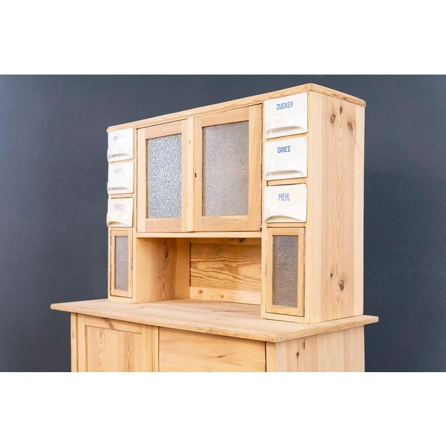 Vintage Kitchen Buffet in Pine For Sale - Image 12 of 16