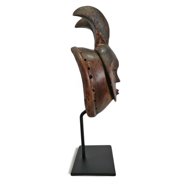 Tribal Vintage Baule African Rabbit Mask For Sale - Image 3 of 8