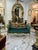 Baroque Style Green Velvet Settee Tufted For Sale In Miami - Image 6 of 14