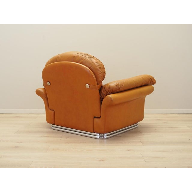 Metal Space Age Orange Armchair, Italy, 1960s For Sale - Image 7 of 18