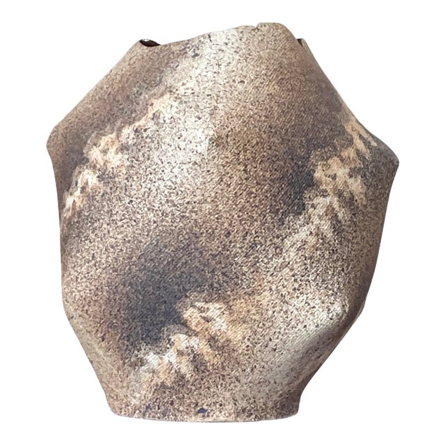 Vintage 1980 Ceramic Vessel by Barbara Rittenberg For Sale