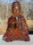 Rare Large Cambridge Amber Glass Buddha Bookend Figurine Art Deco Antique For Sale - Image 12 of 12