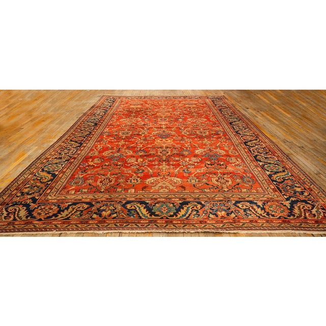 "This exceptional Antique Sultanabad rug, dating to circa 1890, is a definitive example of the highly coveted late 19th-...