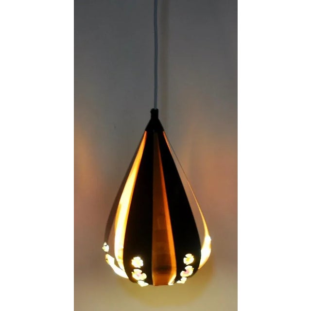 Black Lamp by Werner Schou for Colonell Elektro, 1960s For Sale - Image 8 of 13