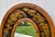 Vtg. Painted Oval Tuscan Style Wall Mirror W/Fruit & Cornucopia Designs For Sale In Philadelphia - Image 6 of 13