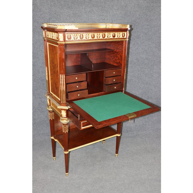 Dimensions: 60.5 inches high x 30.5 inches wide x 16.5 inches deep Absolutely exceptional antique 19th century French...