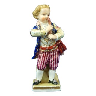 Antique Porcelain Sculpture by Von Schierholzsch of Plaue, Germany, 1800s For Sale
