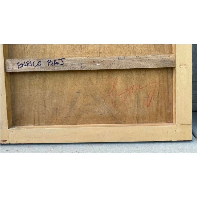 Pair Mid-Century Picasso-Style Carved & Gilded Wood Panels Attributed to Enrico Baj For Sale - Image 18 of 18