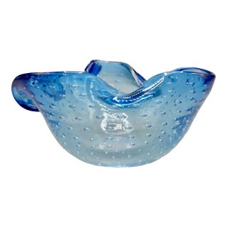 Italian Hand Blown Murano Bowl For Sale