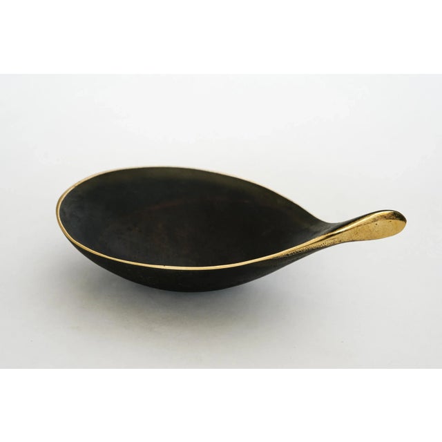 Brown Carl Auböck Model #4208 Patinated Brass Bowl For Sale - Image 8 of 12