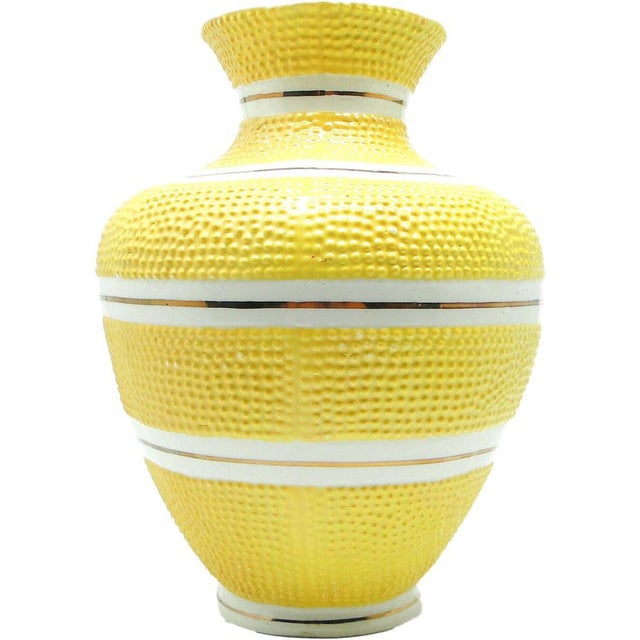 The large vase was made in Katowice around 1965-1975 at the Steatyt factory. His condition is shown in the pictures. It...
