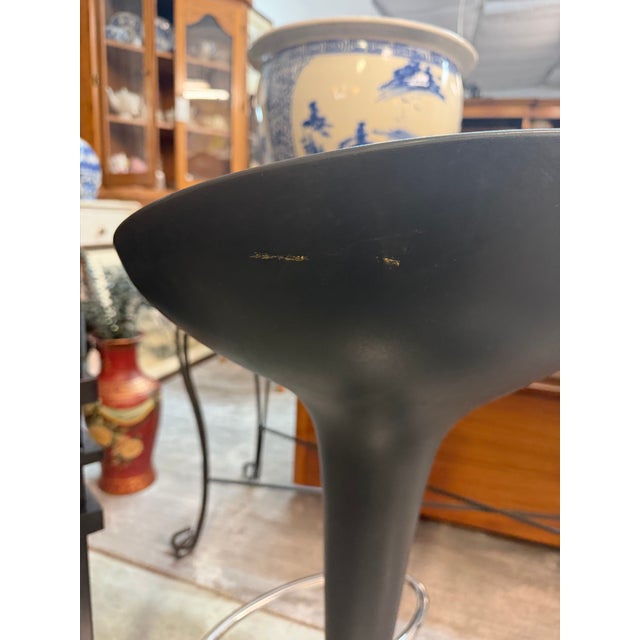 1990s Modern Magis "Bombo" Adjustable Swivel Bar Stools by Stefano Giovannoni - A Pair For Sale - Image 9 of 11