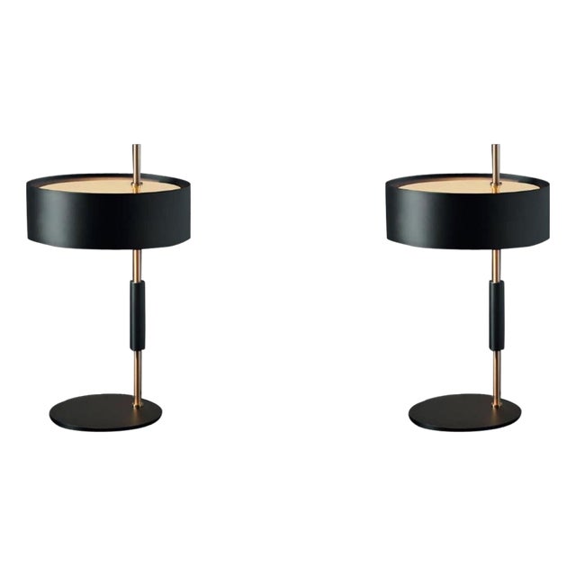 Table Lamps by Ostuni E Forti for Oluce, Set of 2 For Sale