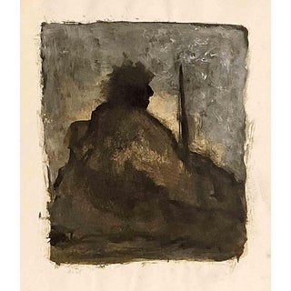 David Euler, Autumn Thoughts, 1980s, Gouache Painting For Sale