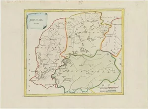 Antique Map of Friesland by Von Reilly, 1791