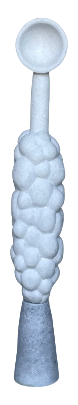 Echo Hand Carved Marble Sculpture by Tom Von Kaenel
