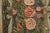 1880s Green Floral Folk Art Antique American Hooked Rug 3'10" X 6'3" Hand Knotted Wool Carpet For Sale - Image 4 of 4