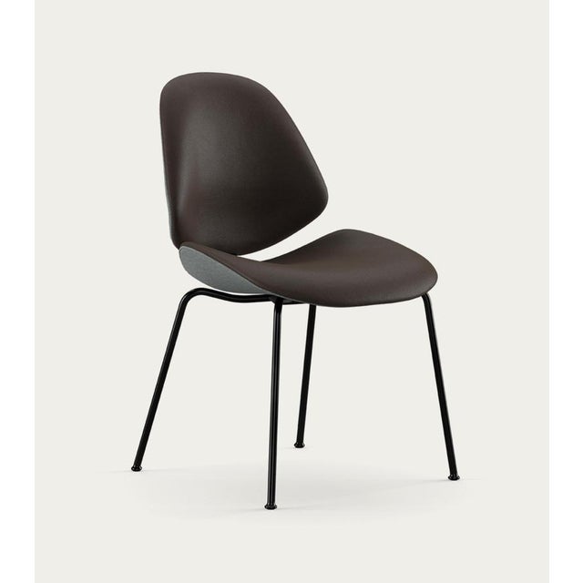 Salto and sigsgaard council family salon chair prestige coffee + back: steelcut quartet 144 for one collection the council...