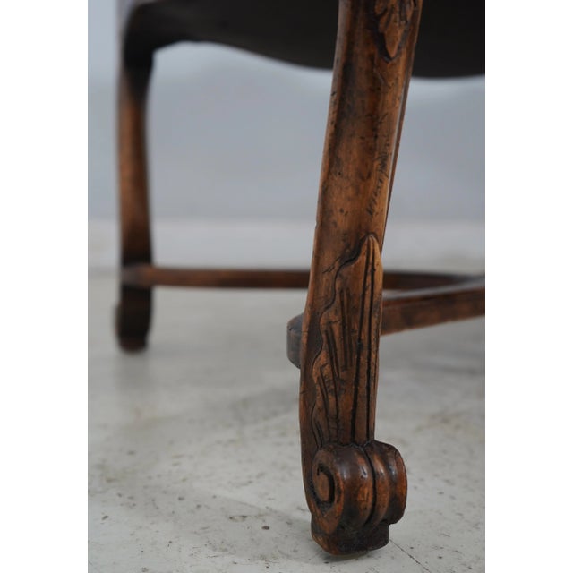 Yale Burge French Louis XV Cane Back Long Settee For Sale In Philadelphia - Image 6 of 12