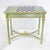 Vintage Neoclassical Sage Green and Gilt Accent Game Table With Reversible Chess/Backgammon Top For Sale - Image 18 of 18