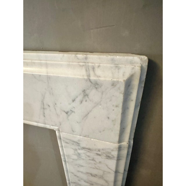 Antique Georgian Style Calacatta Marble Fireplace, 1860 For Sale - Image 3 of 11