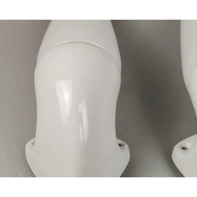 Porcelain Bathroom Wall Lights by Sigvard Bernadotte for Ifo, 1950s, Set of 2 For Sale - Image 14 of 14