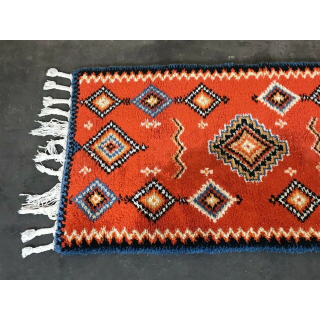 1960s Flower Power Rug, 1970s For Sale - Image 5 of 10