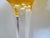 Early 20th Century Bohemian Canary Yellow Cased Cut to Clear Vintage Wine Glasses - a Pair For Sale - Image 5 of 13