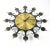 1970s Mid-Century Modern Hanging Clock, Sun Type, Weimar, Germany For Sale - Image 10 of 12