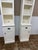 White Pottery Barn Aubrey Storage Shelf With Cabinet, Pair For Sale - Image 8 of 12