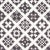 Sample - Schumacher Tristan Patchwork Fabric in Charcoal For Sale