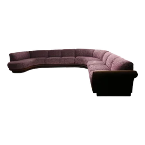 Large Curved Sectional Sofa by Weiman
