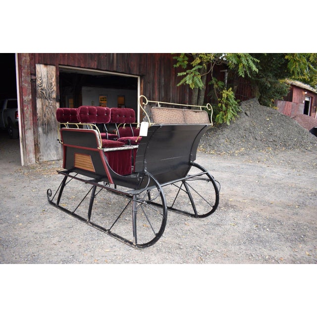 Restored Antique Horse Drawn Trap Sleigh Vintage Sled Chairish